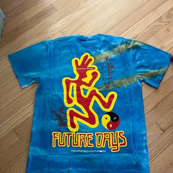Real Bad Man x Gramicci Future Days Short Sleeve T-Shirt - Picture 2 of 4